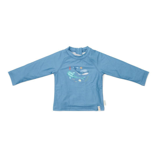 Little Dutch Rash Guard Long Sleeves - Ocean Blue-Swim Vests-Ocean Blue-62/68 | Natural Baby Shower