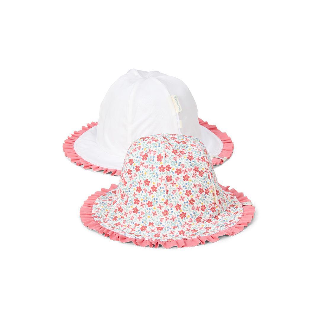 Little Dutch Reversible Hat - Sunny Flowers Multicolour-Hats-Sunny Flowers Multicolour-18m-4y | Natural Baby Shower