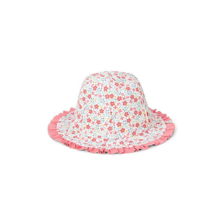 Little Dutch Reversible Hat - Sunny Flowers Multicolour-Hats-Sunny Flowers Multicolour-18m-4y | Natural Baby Shower