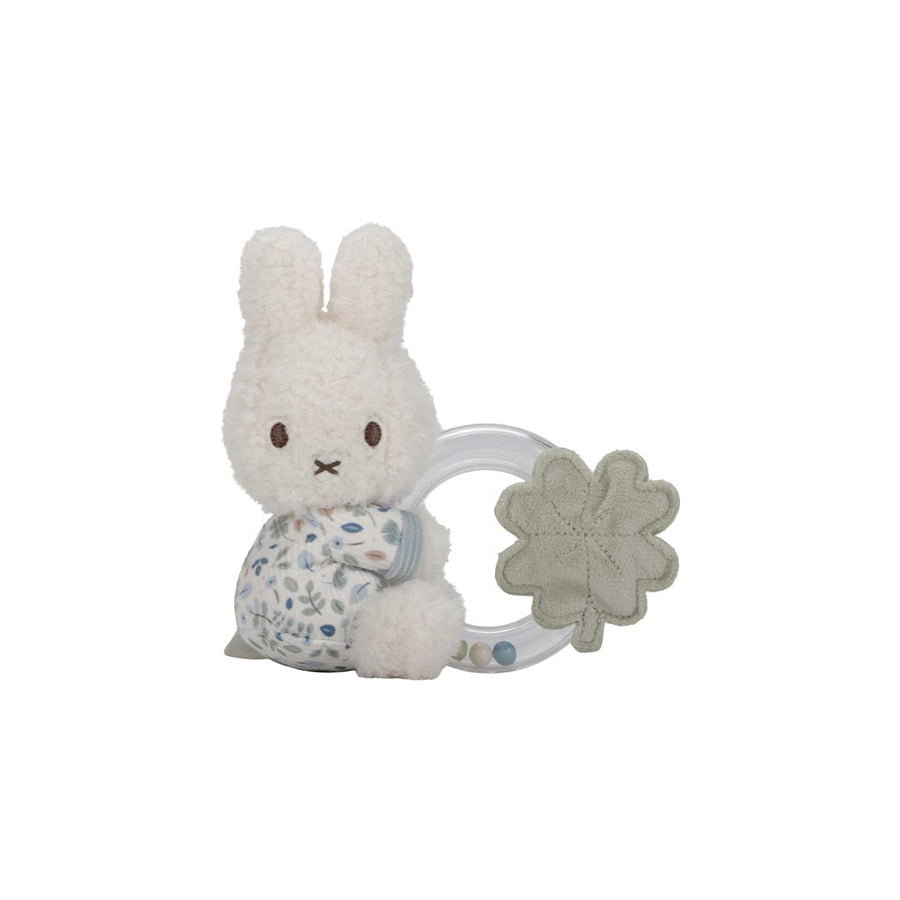 Little Dutch Ring Rattle Miffy - Lucky Leaves-Rattles-Lucky Leaves- | Natural Baby Shower