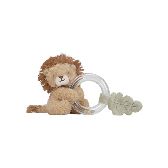 Little Dutch Ring Rattle - Safari Friends-Rattles- | Natural Baby Shower