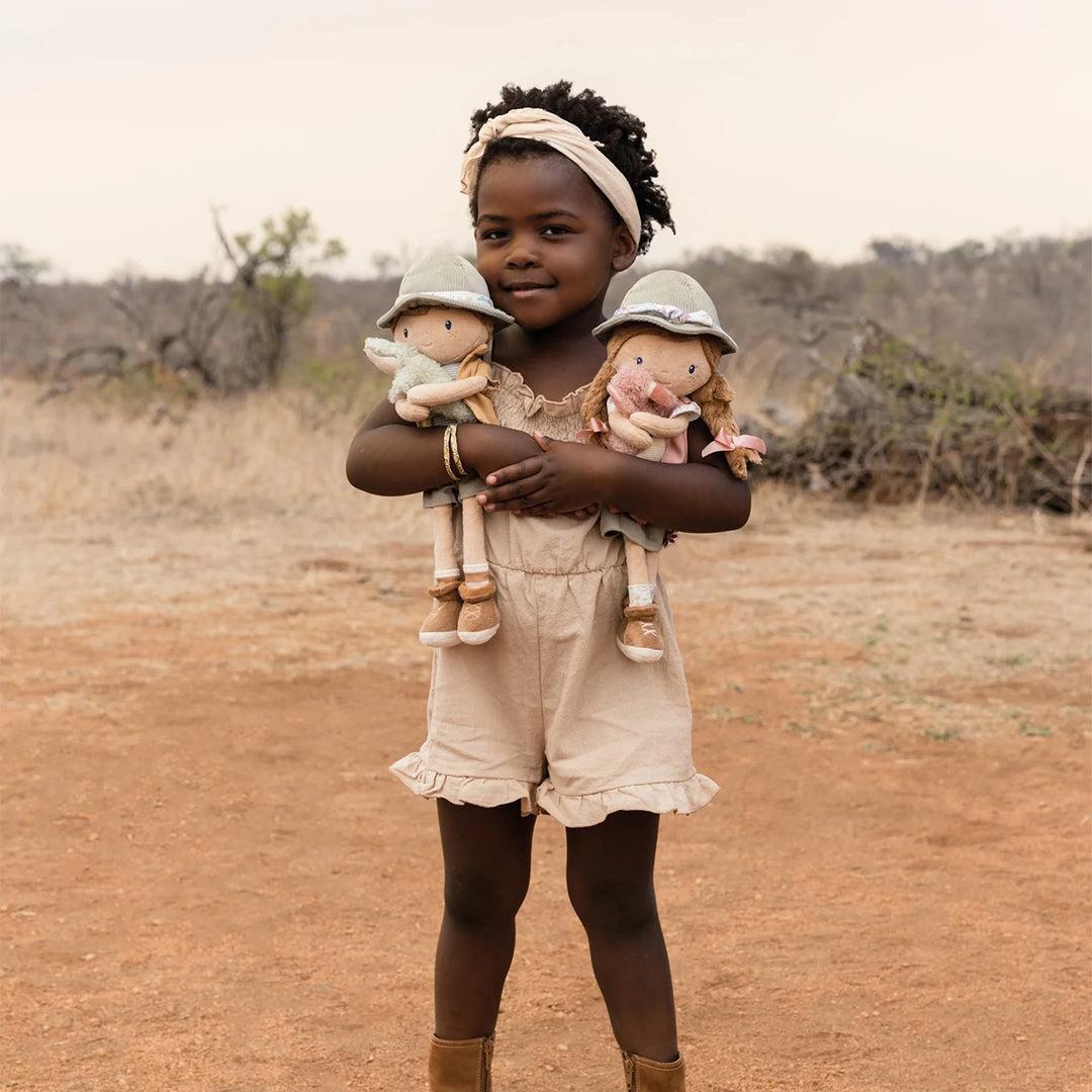 Little Dutch Cuddle Doll Ranger Rosa - Safari Friends-Dolls- | Natural Baby Shower