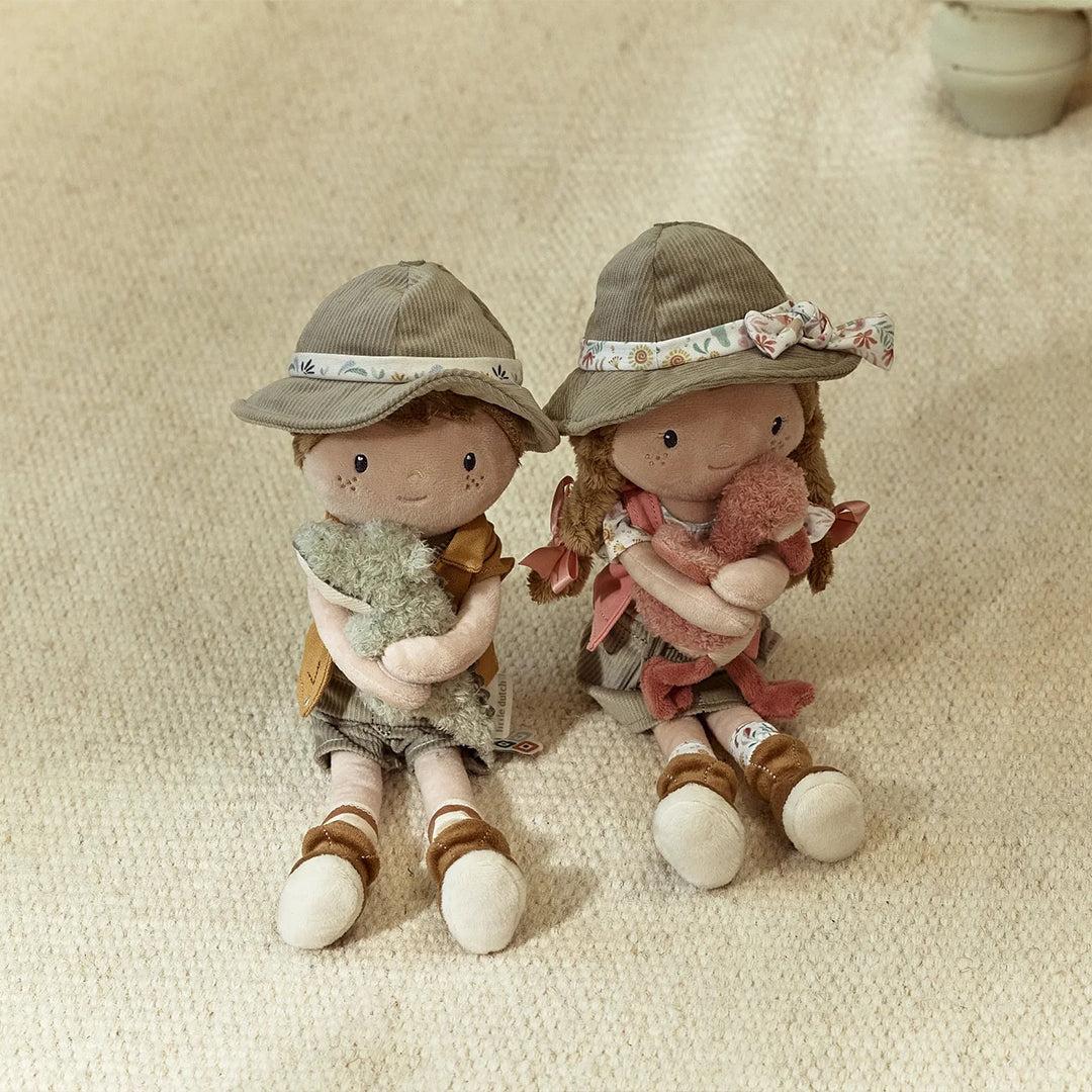 Little Dutch Cuddle Doll Ranger Rosa - Safari Friends-Dolls- | Natural Baby Shower