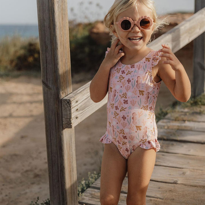 Little Dutch Ruffles Bathsuit - Ocean Dreams Pink