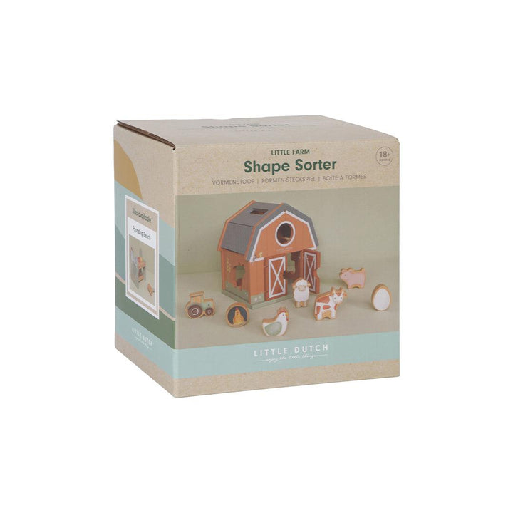 Little Dutch Shape Sorter - Little Farm-Shape Sorters-Little Farm- | Natural Baby Shower