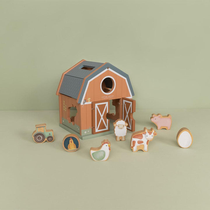 Little Dutch Shape Sorter - Little Farm-Shape Sorters-Little Farm- | Natural Baby Shower