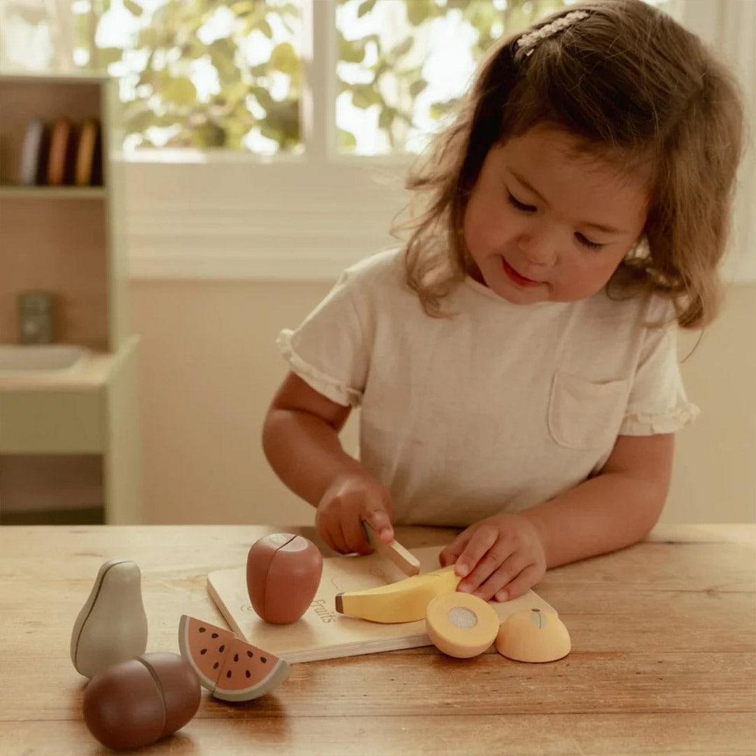 Little Dutch Slicing Fruit-Role Play- | Natural Baby Shower