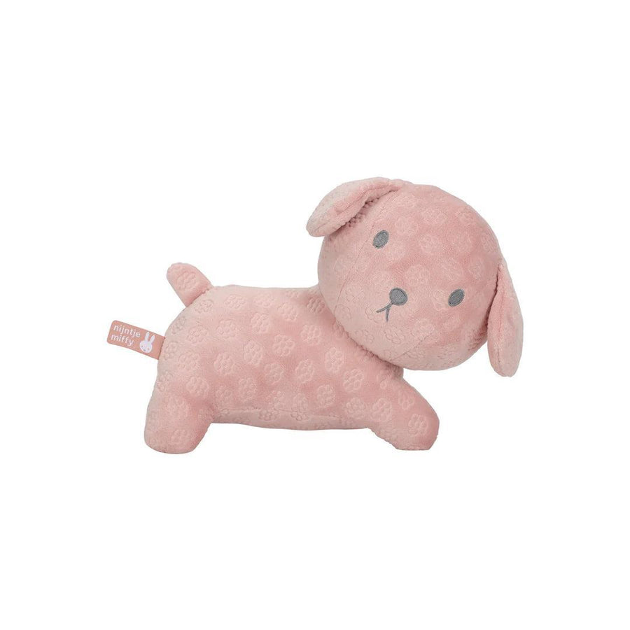 Little Dutch Snuffie Cuddle 25 cm - Pink Flowers-Soft Toys-Pink Flowers- | Natural Baby Shower
