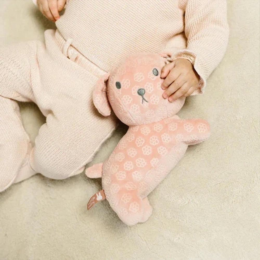 Little Dutch Snuffie Cuddle 25 cm - Pink Flowers-Soft Toys-Pink Flowers- | Natural Baby Shower