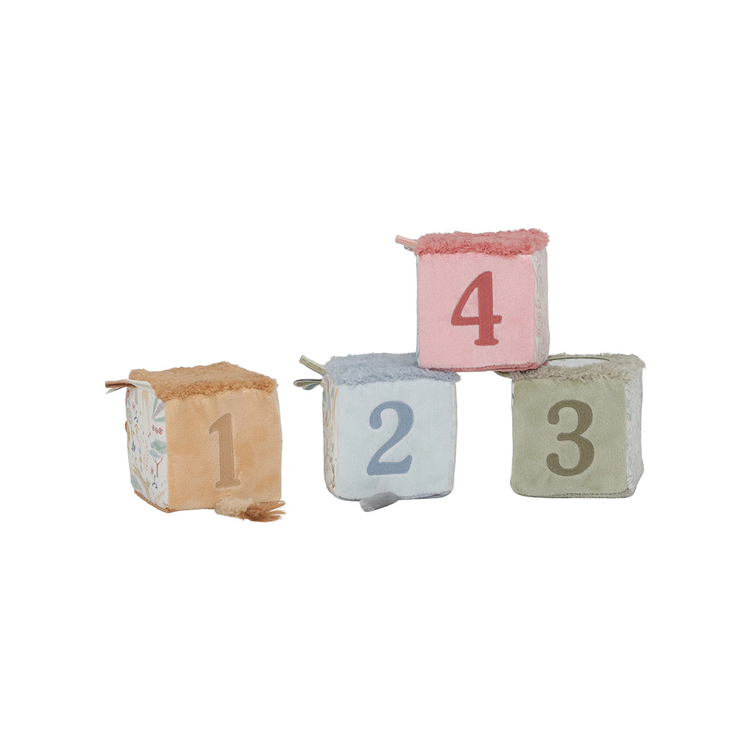 Little Dutch Soft Block Set  - Safari Friends