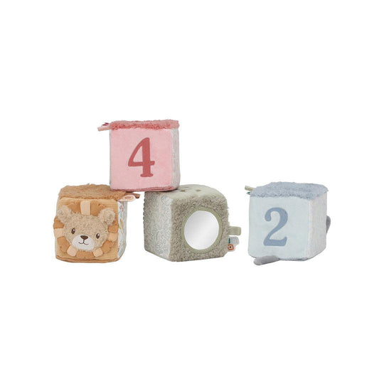 Little Dutch Soft Block Set - Safari Friends-Soft Toys- | Natural Baby Shower