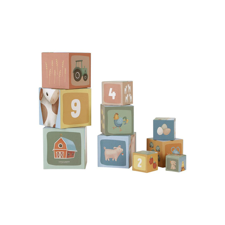 Little Dutch Stacking Blocks - Little Farm-Stacking Toys-Little Farm- | Natural Baby Shower
