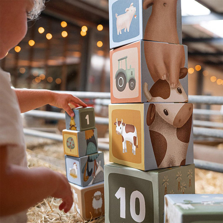 Little Dutch Stacking Blocks - Little Farm-Stacking Toys-Little Farm- | Natural Baby Shower