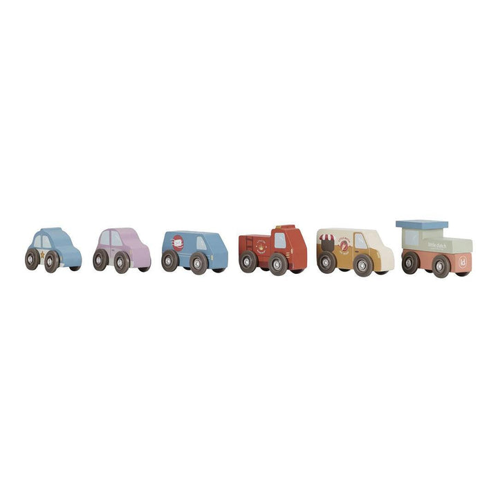 Little Dutch Stacking Blocks with Cars-Role Play- | Natural Baby Shower
