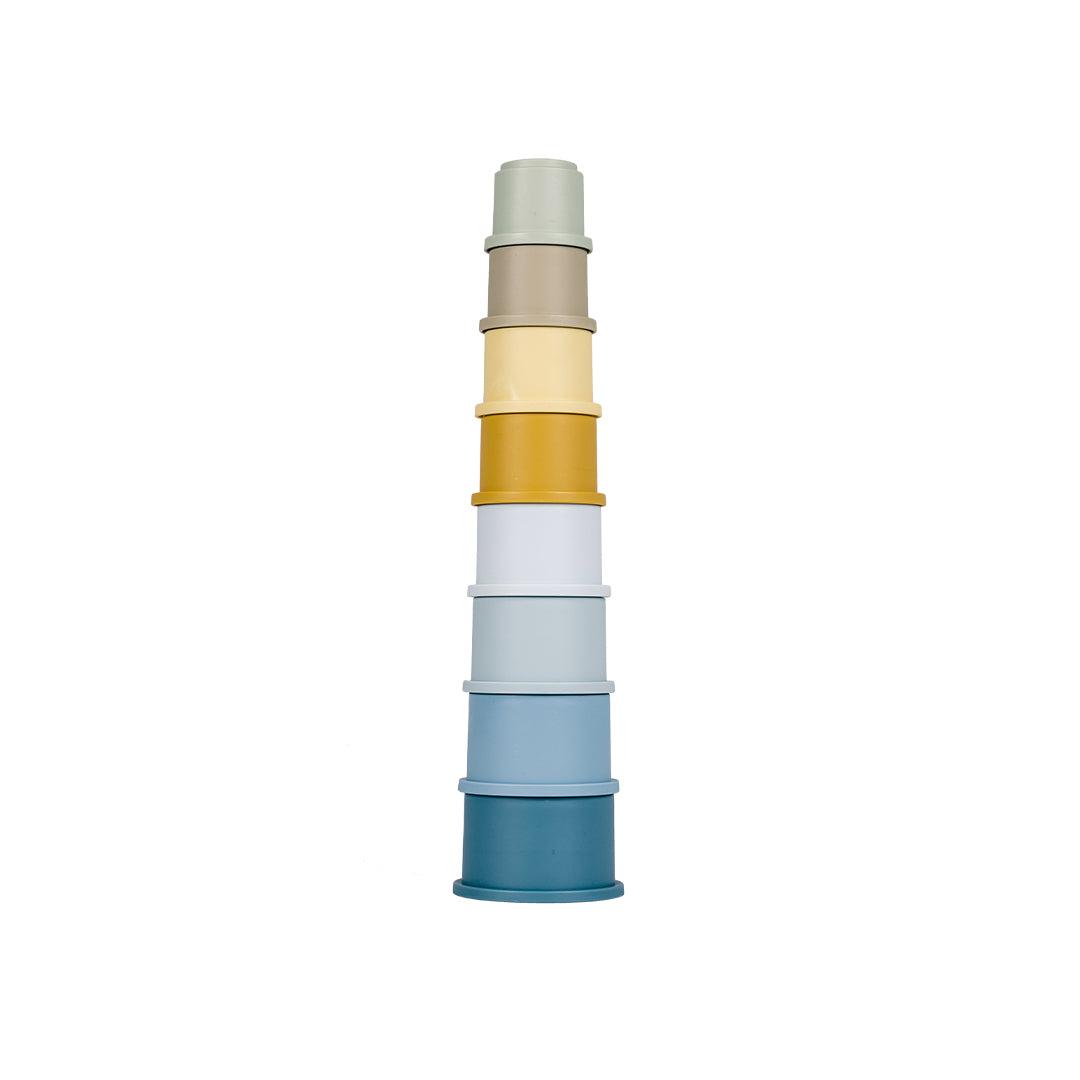 Little Dutch Stacking Cups - Blue-Stacking Toys-Blue- | Natural Baby Shower
