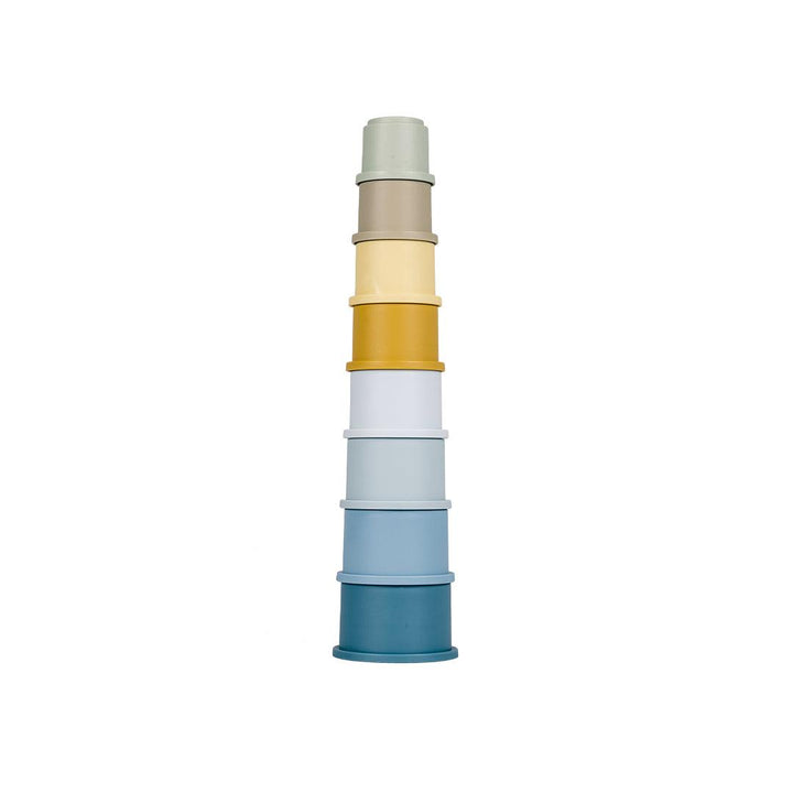 Little Dutch Stacking Cups - Blue-Stacking Toys-Blue- | Natural Baby Shower