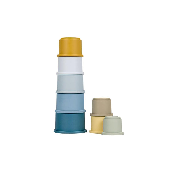Little Dutch Stacking Cups - Blue-Stacking Toys-Blue- | Natural Baby Shower