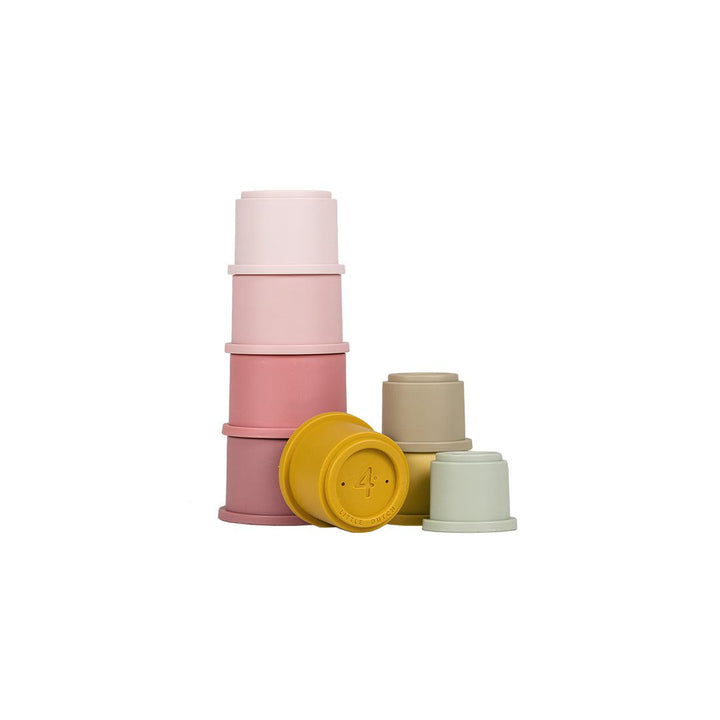 Little Dutch Stacking Cups - Pink-Role Play-Pink- | Natural Baby Shower