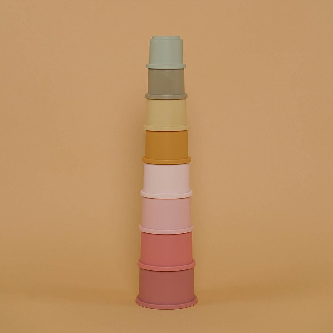 Little Dutch Stacking Cups - Pink-Role Play-Pink- | Natural Baby Shower