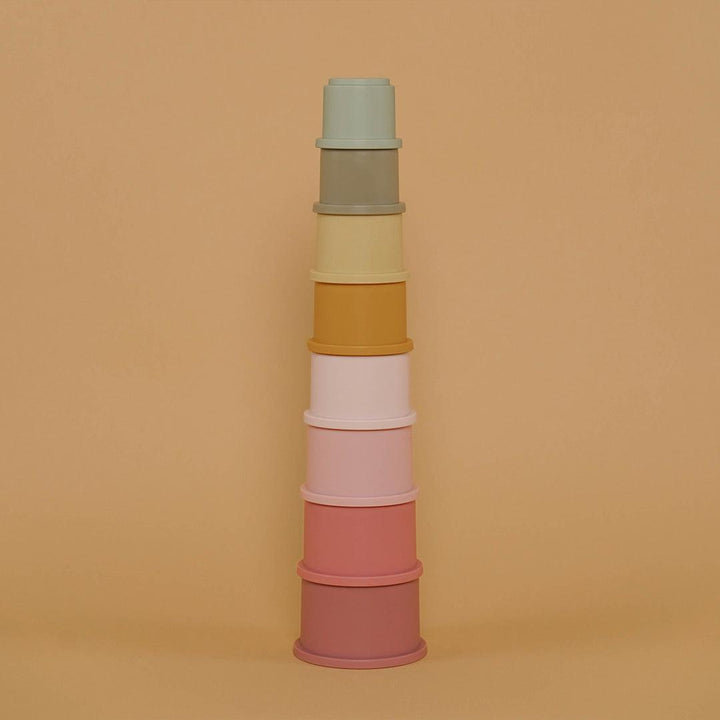 Little Dutch Stacking Cups - Pink-Role Play-Pink- | Natural Baby Shower