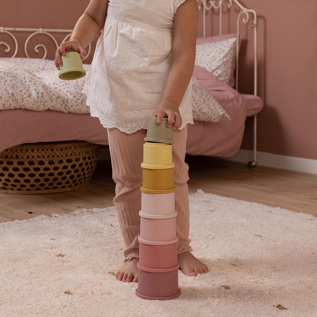 Little Dutch Stacking Cups - Pink-Role Play-Pink- | Natural Baby Shower