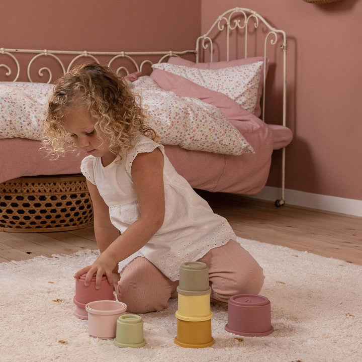 Little Dutch Stacking Cups - Pink-Role Play-Pink- | Natural Baby Shower