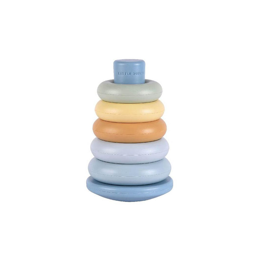 Little Dutch Stacking Rings - Blue-Stacking Toys-Blue- | Natural Baby Shower