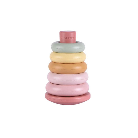 Little Dutch Stacking Rings - Pink-Stacking Toys-Pink- | Natural Baby Shower