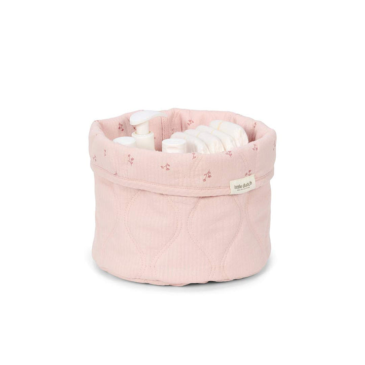 Little Dutch Storage Basket Small - Pure Blossom-Storage Baskets-Pure Blossom-Small | Natural Baby Shower