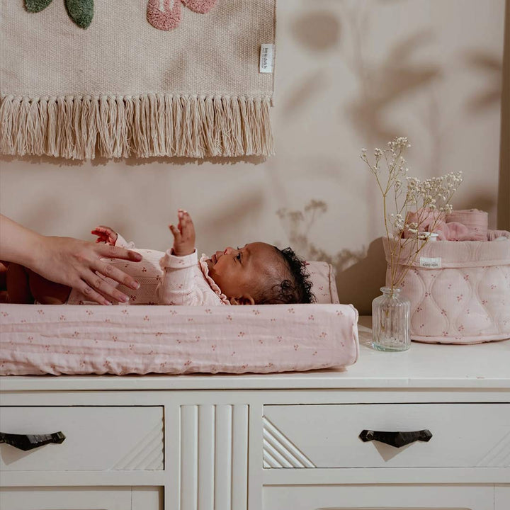 Little Dutch Storage Basket Small - Pure Blossom-Storage Baskets-Pure Blossom-Small | Natural Baby Shower