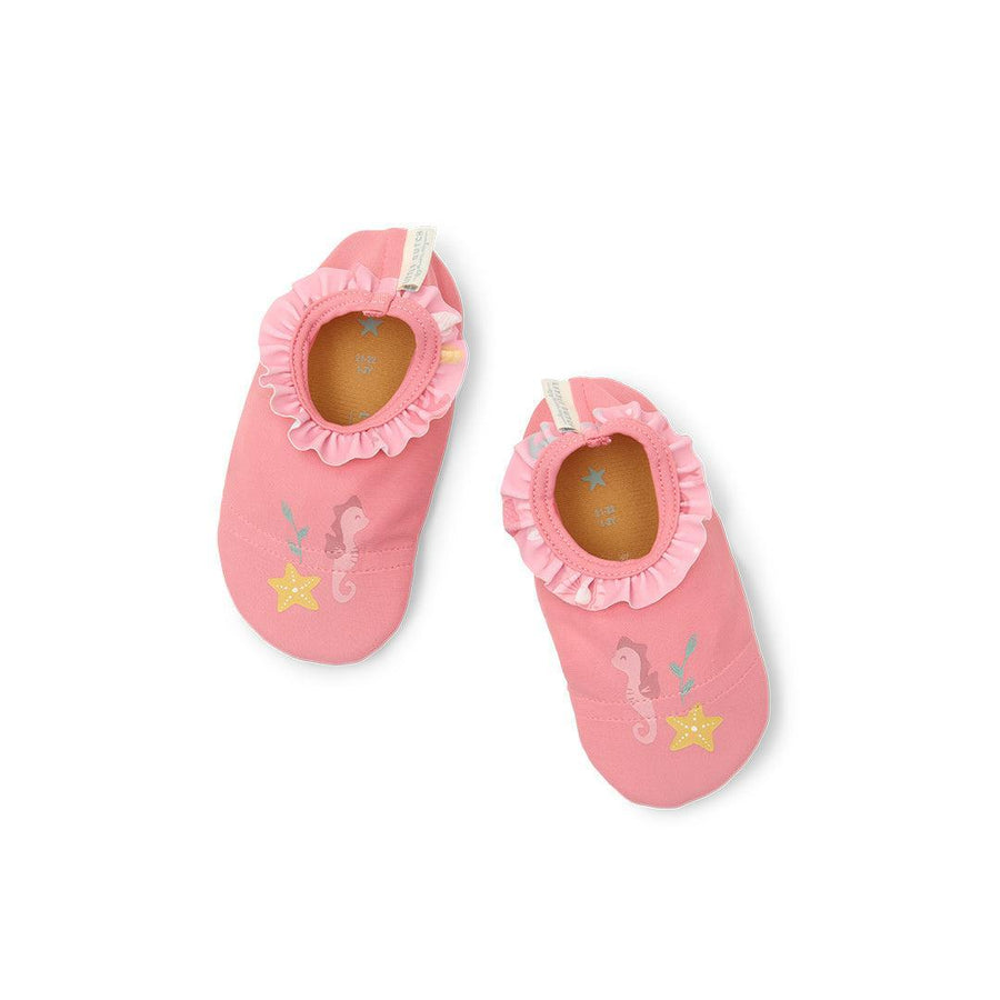 Little Dutch Swim Shoes - Sunny Flowers Rouge-Swim Shoes-Sunny Flowers Rouge-19-20 | Natural Baby Shower
