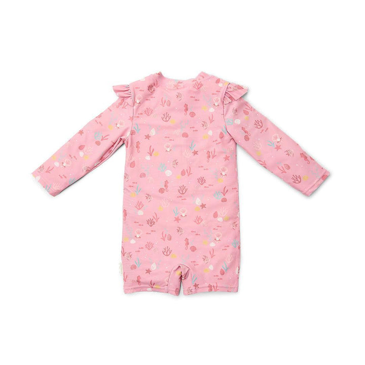 Little Dutch Swimsuit Long Sleeves - Ocean Treasures Multicolour-Swimsuits-Ocean Treasures Multicolour-74/80 | Natural Baby Shower