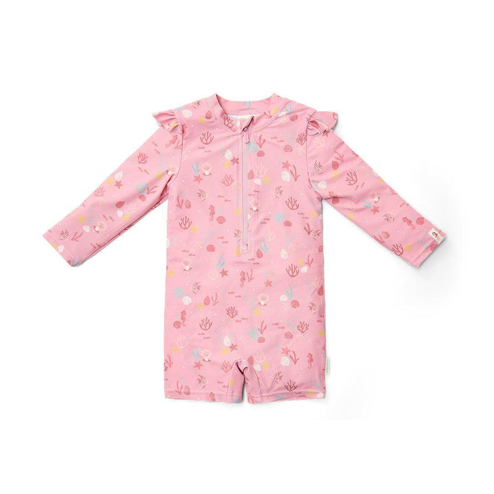 Little Dutch Swimsuit Long Sleeves - Ocean Treasures Multicolour-Swimsuits-Ocean Treasures Multicolour-74/80 | Natural Baby Shower