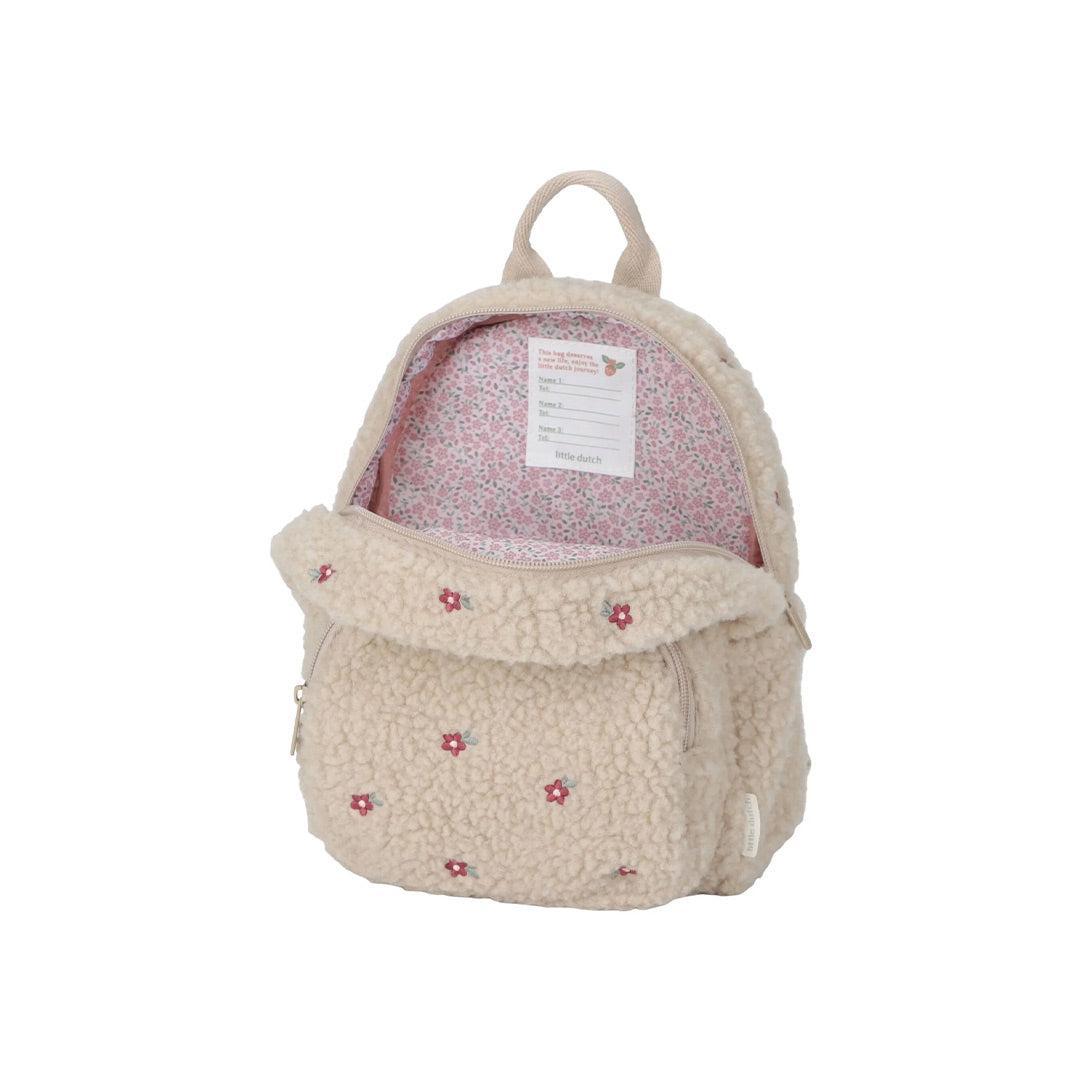 Little Dutch Teddy Backpack - Sand-Children's Backpacks-Sand- | Natural Baby Shower