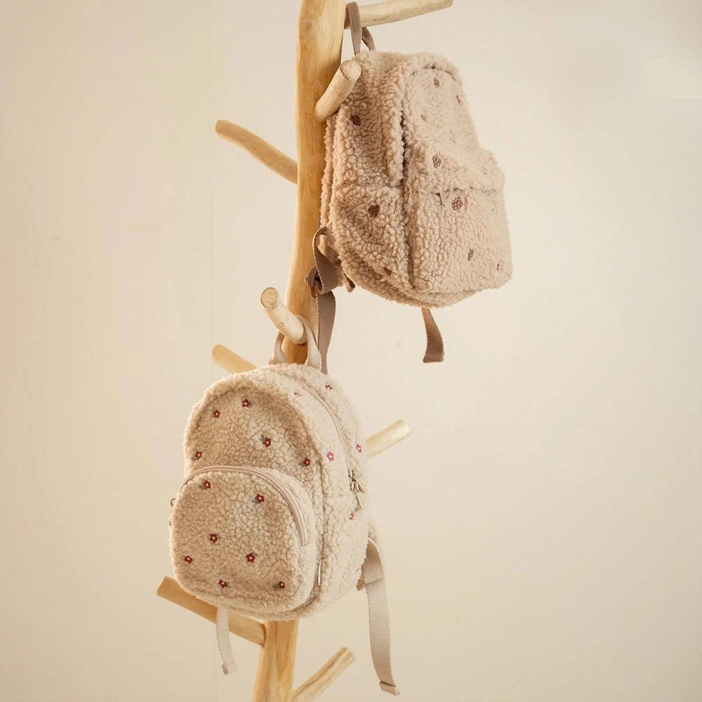 Little Dutch Teddy Backpack - Sand-Children's Backpacks-Sand- | Natural Baby Shower
