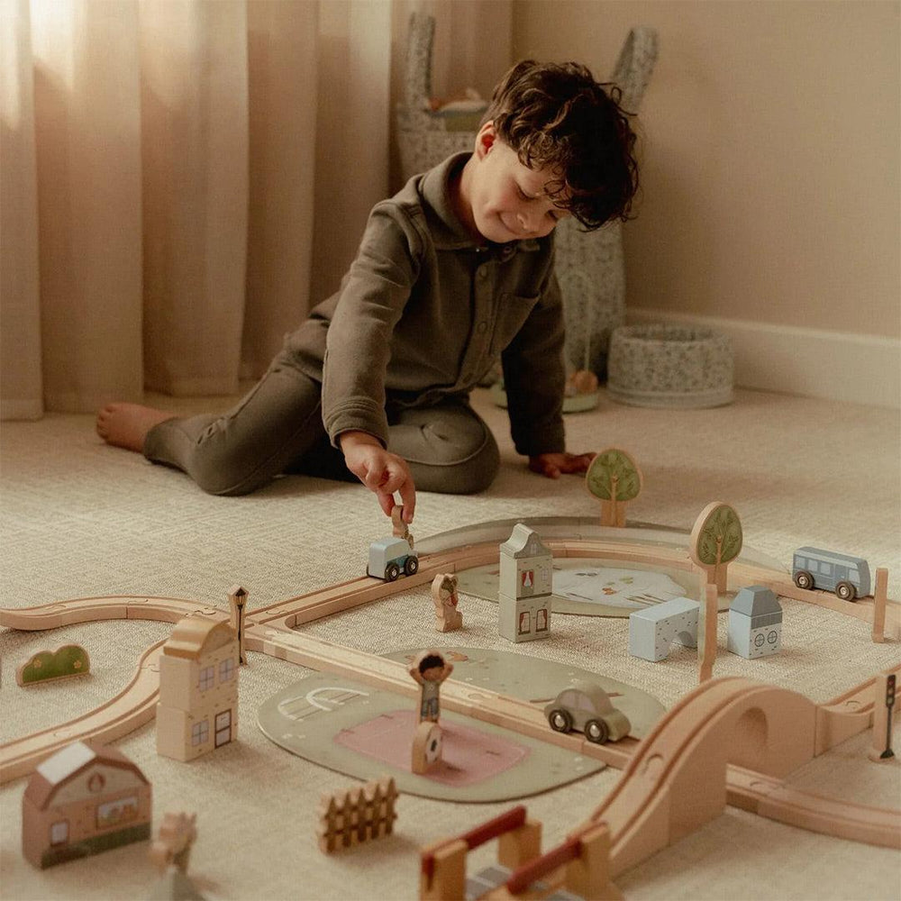 Little Dutch Train Track Set XL-Role Play- | Natural Baby Shower