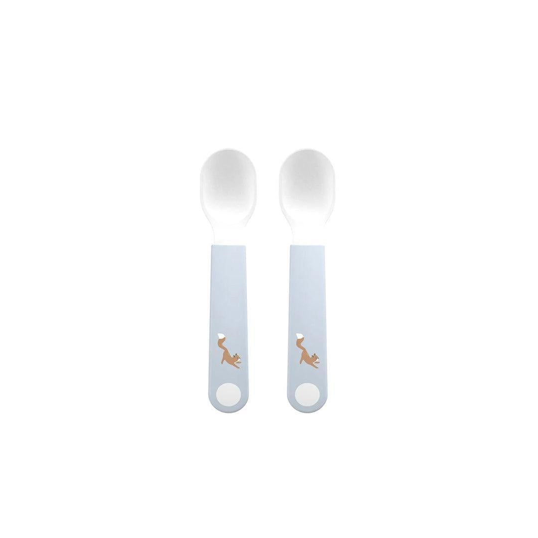 Little Dutch Set Trainer Spoons Mepal Mio - Blue-Cutlery-Blue- | Natural Baby Shower