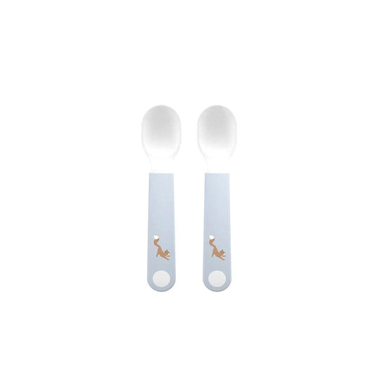 Little Dutch Set Trainer Spoons Mepal Mio - Blue-Cutlery-Blue- | Natural Baby Shower