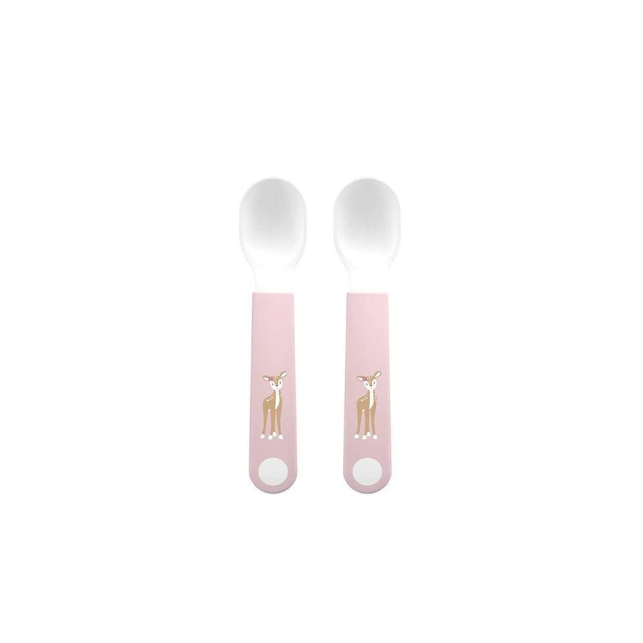 Little Dutch Set Trainer Spoons Mepal Mio - Pink-Cutlery-Pink- | Natural Baby Shower