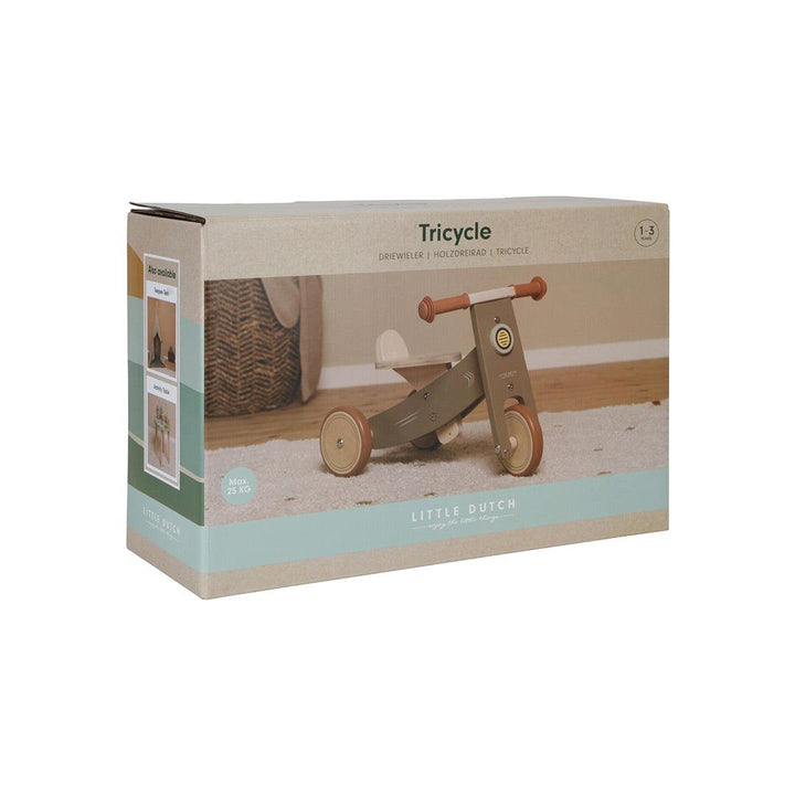 Little Dutch Tricycle - Olive-Bikes-Olive- | Natural Baby Shower