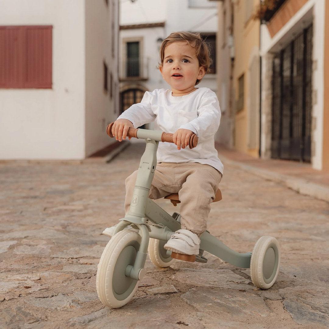 Little Dutch 4 in 1 Tricycle - Green-Trikes-Green-One Size | Natural Baby Shower