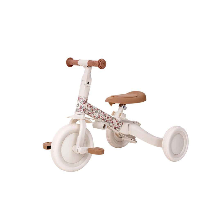 Little Dutch 4 in 1 Tricycle - Off White-Trikes-Off White-One Size | Natural Baby Shower