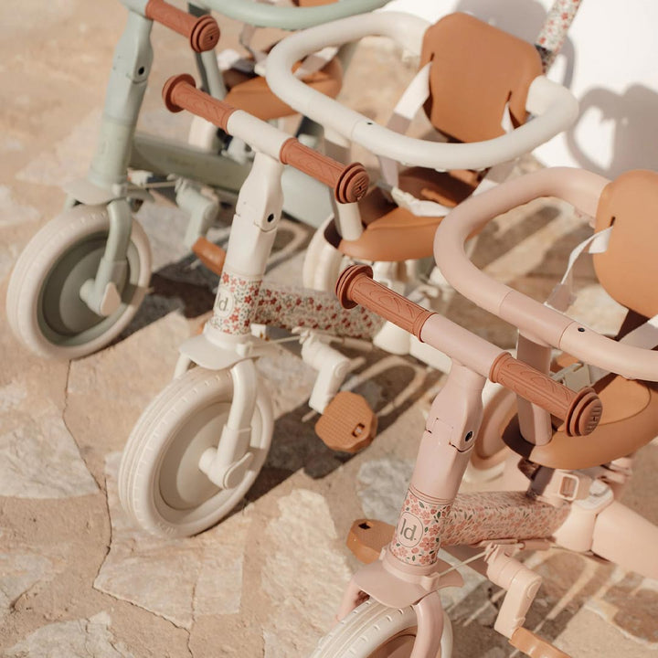 Little Dutch 4 in 1 Tricycle - Off White-Trikes-Off White-One Size | Natural Baby Shower