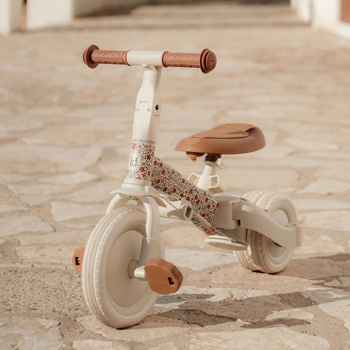 Little Dutch 4 in 1 Tricycle - Off White-Trikes-Off White-One Size | Natural Baby Shower
