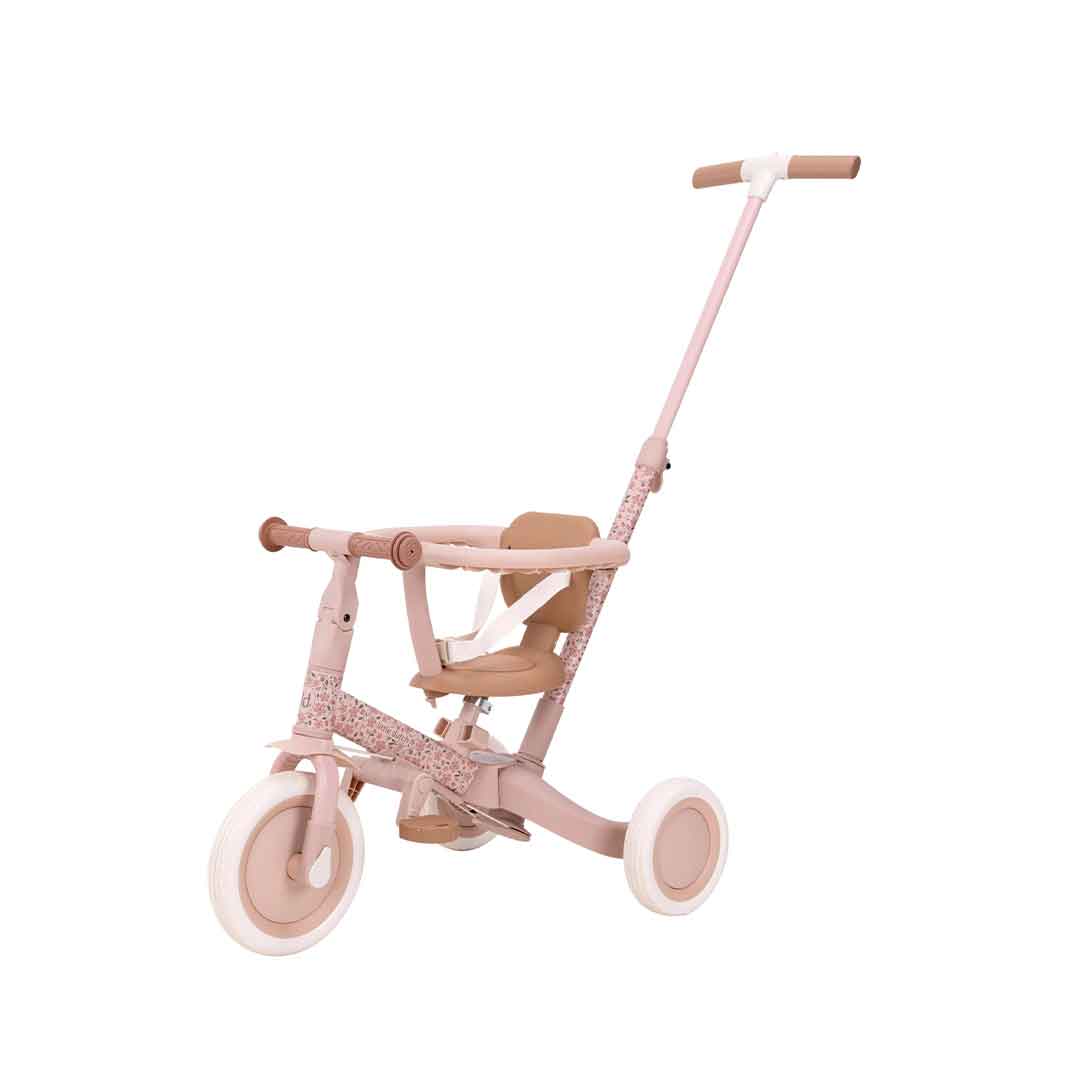 Little Dutch 4 in 1 Tricycle - Pink-Trikes-Pink-One Size | Natural Baby Shower