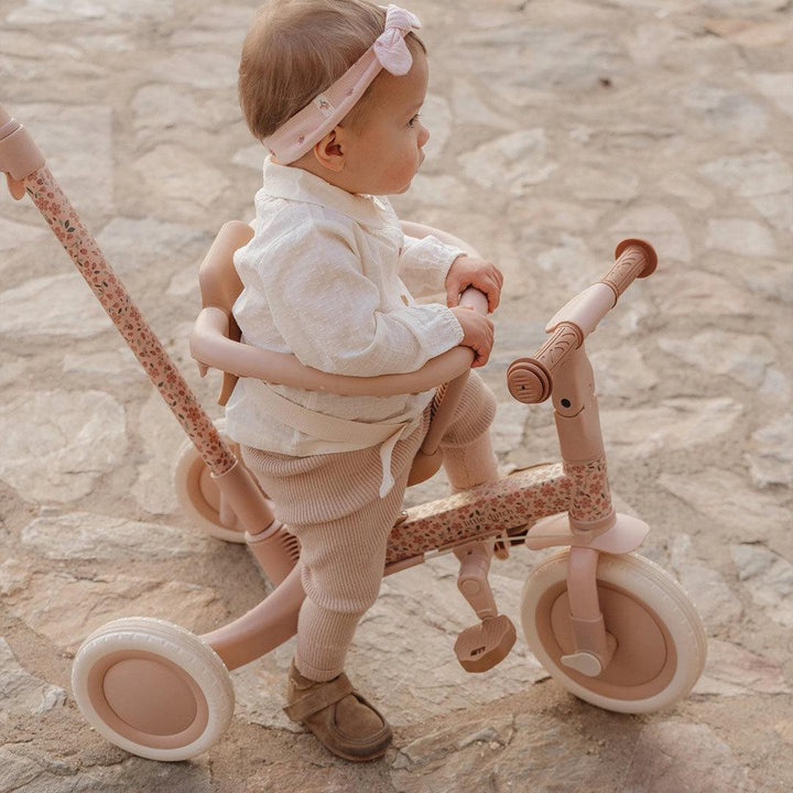Little Dutch 4 in 1 Tricycle - Pink-Trikes-Pink-One Size | Natural Baby Shower