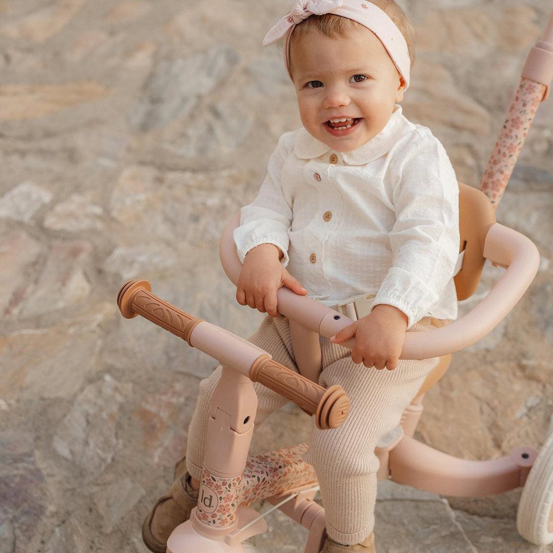 Little Dutch 4 in 1 Tricycle - Pink-Trikes-Pink-One Size | Natural Baby Shower