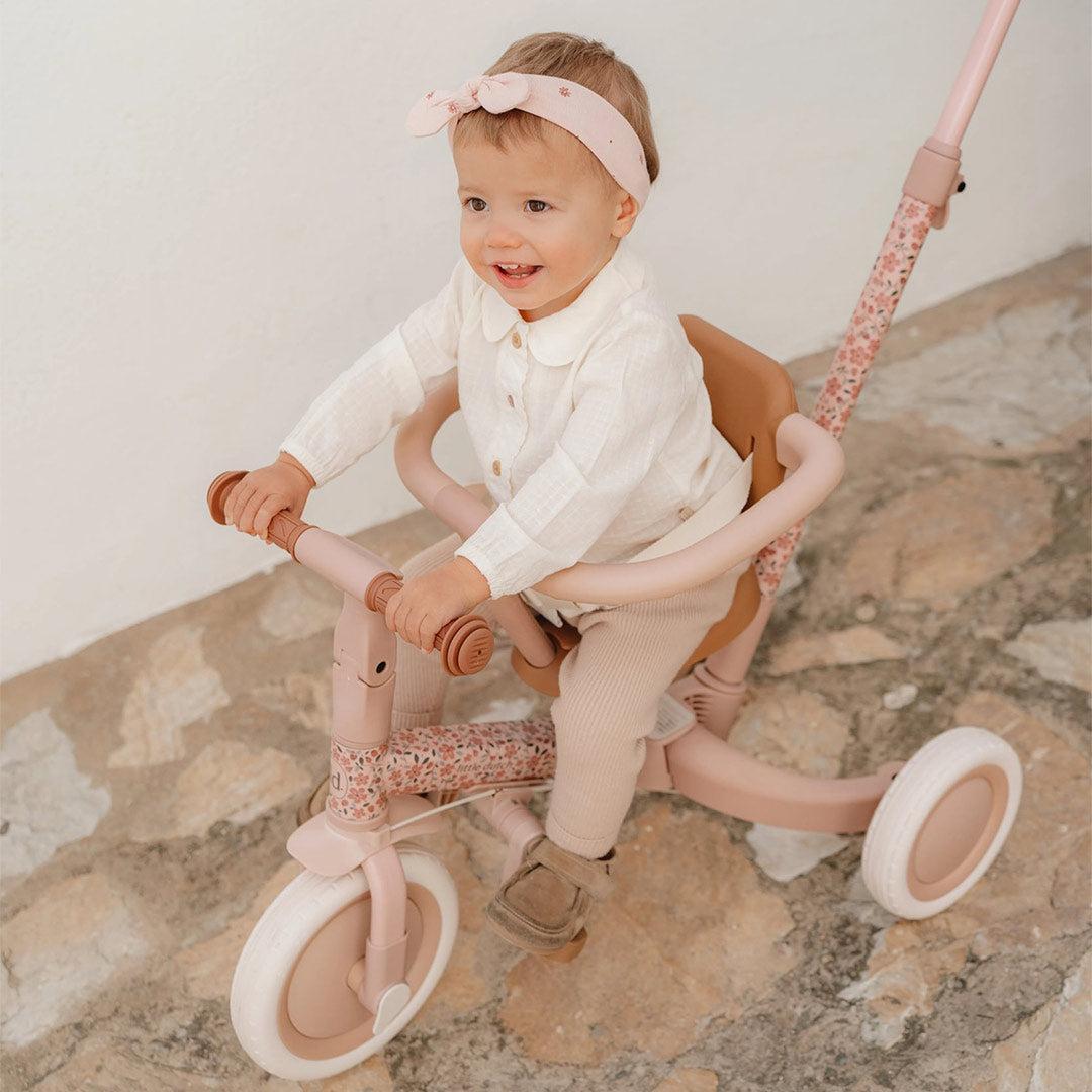 Little Dutch 4 in 1 Tricycle - Pink-Trikes-Pink-One Size | Natural Baby Shower