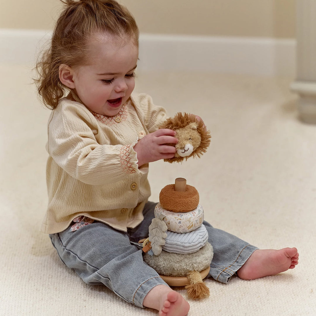 Little Dutch Tumble Stacker - Safari Friends