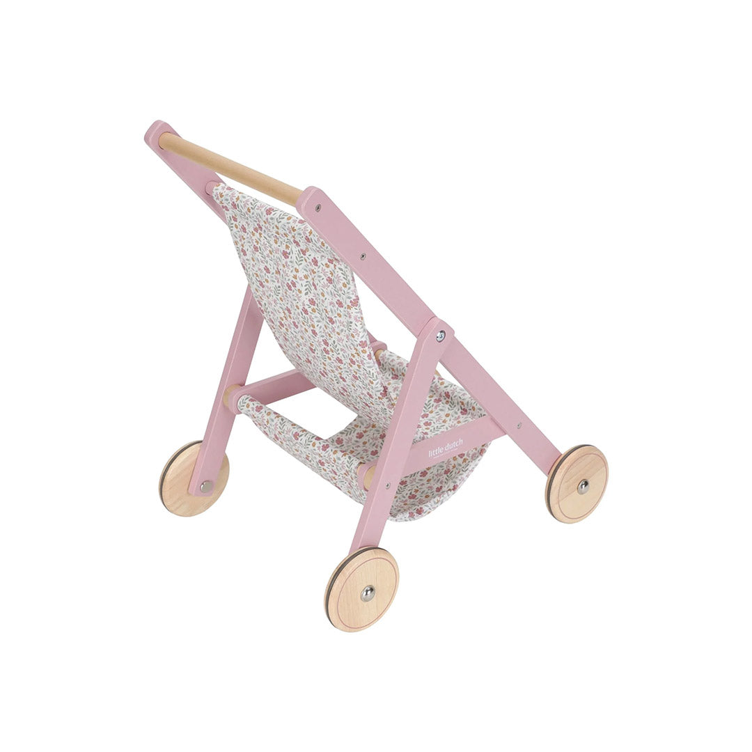 Little Dutch Wooden Doll Buggy - Pink